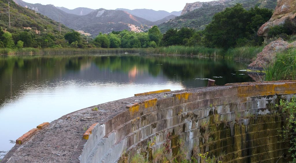 Lake Eleanor and The Banning Dam WestLake Village California
